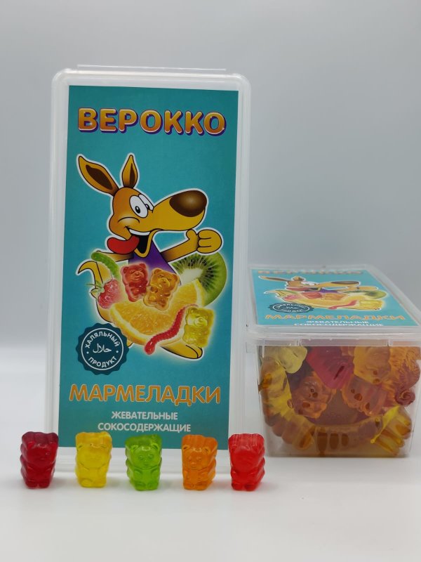 №2 Жевательный мармелад Мишки фруктовые, 250г   в Кургане