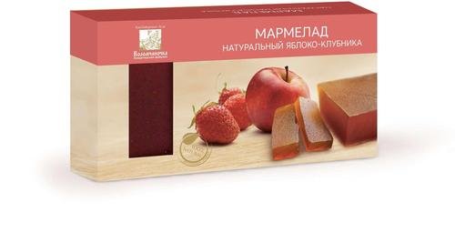  Мармелад пластовый 210г Яблоко-Клубника в Кургане