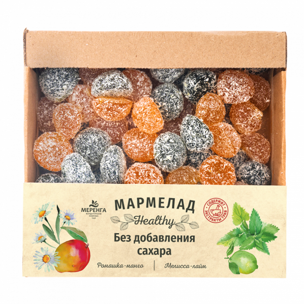  Меренга Мармелад в кокосовой обсыпке Ромашка+Мелисса , 800г     в Кургане