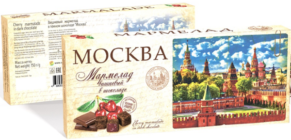 №2 Сладарт Мармелад Вишневый в тёмном шоколаде, 150г   в Кургане
