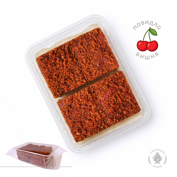 №3 Пряник 400г с фруктовой начинкой Вишня  в Кургане