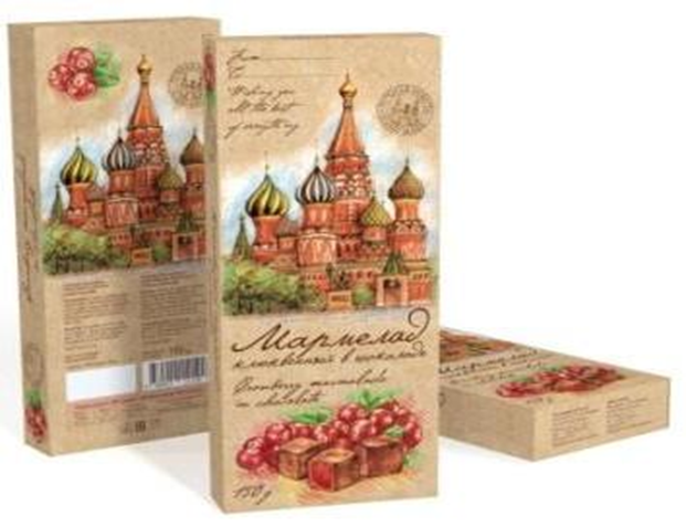  Сладарт Мармелад Клюквенный в тёмном шоколаде, 150г  в Кургане